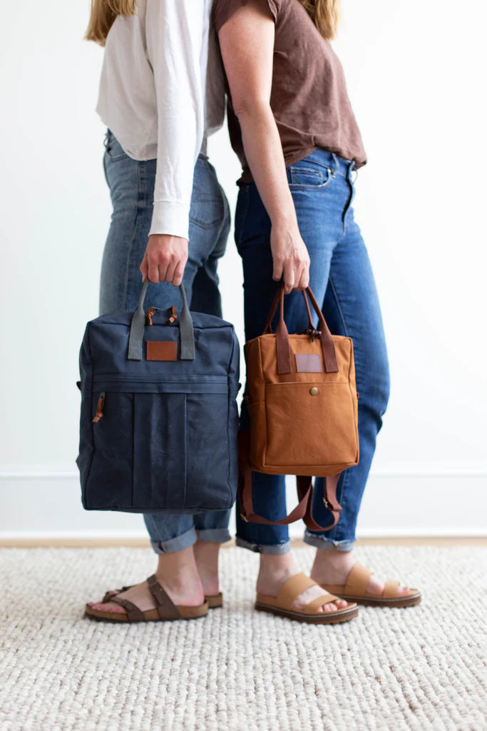 Noodlehead Patterns - Making Backpack (Regular & Mini Sizes)