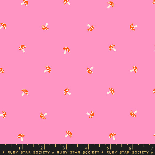 Carousel - Tiny Mushrooms Flamingo