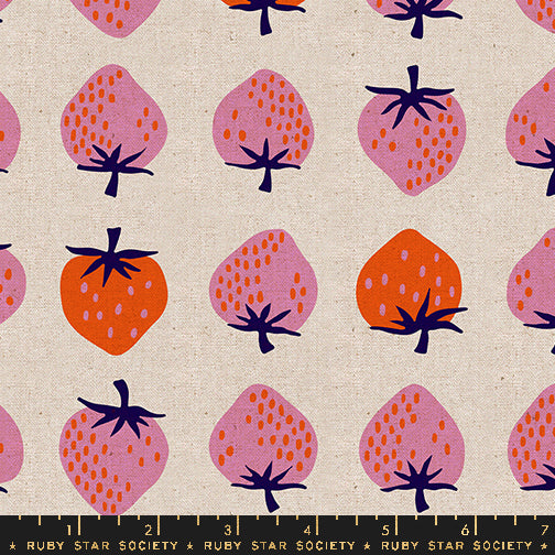 Strawberry - Canvas Natural
