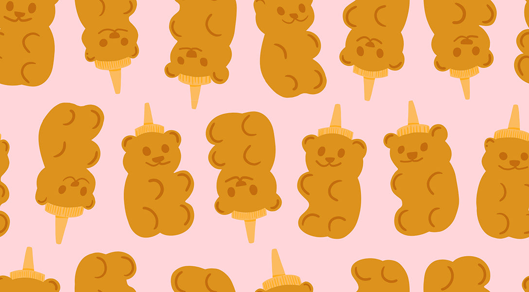 Egg and Friends - Honey Bears Cotton Candy Pink