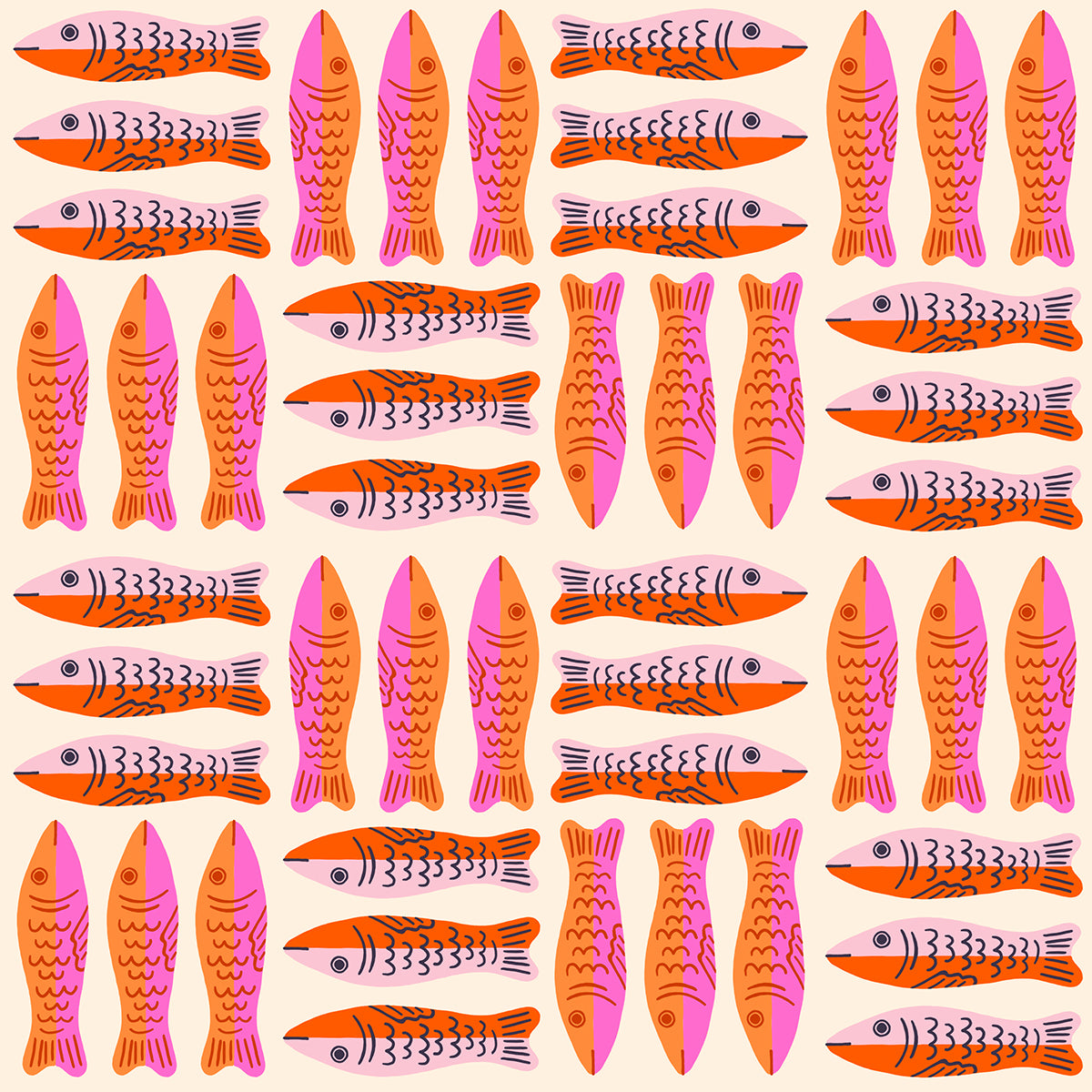 Ooh Lucky Lucky - Sardines Pink