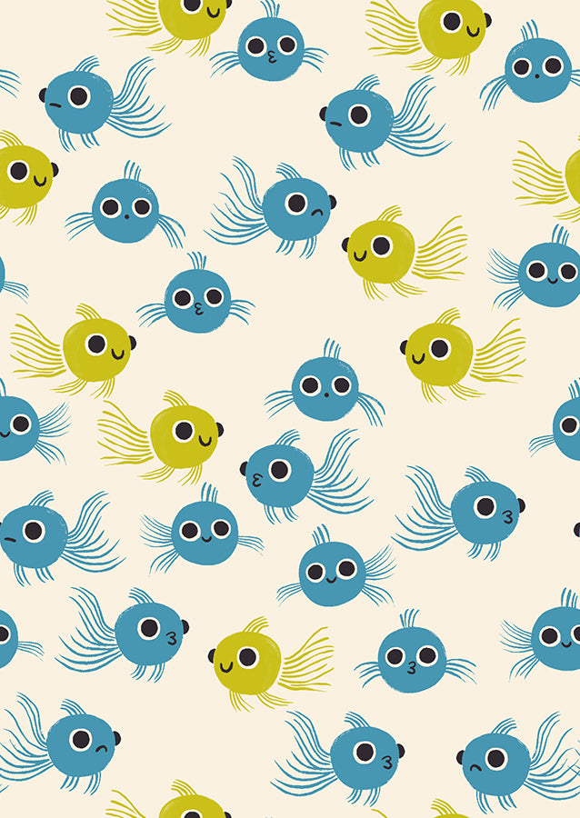 Animal Animal - Goldfish Vintage Blue