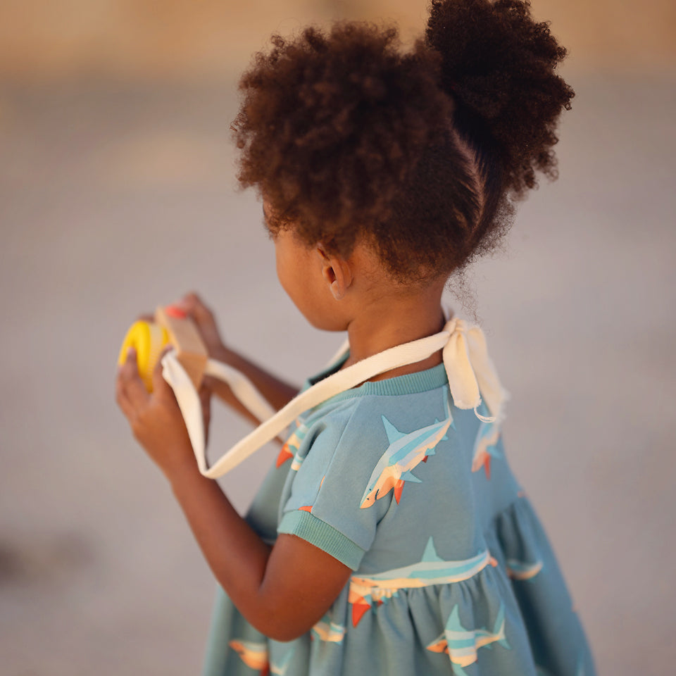 Boordstof - Stoffig Turquoise