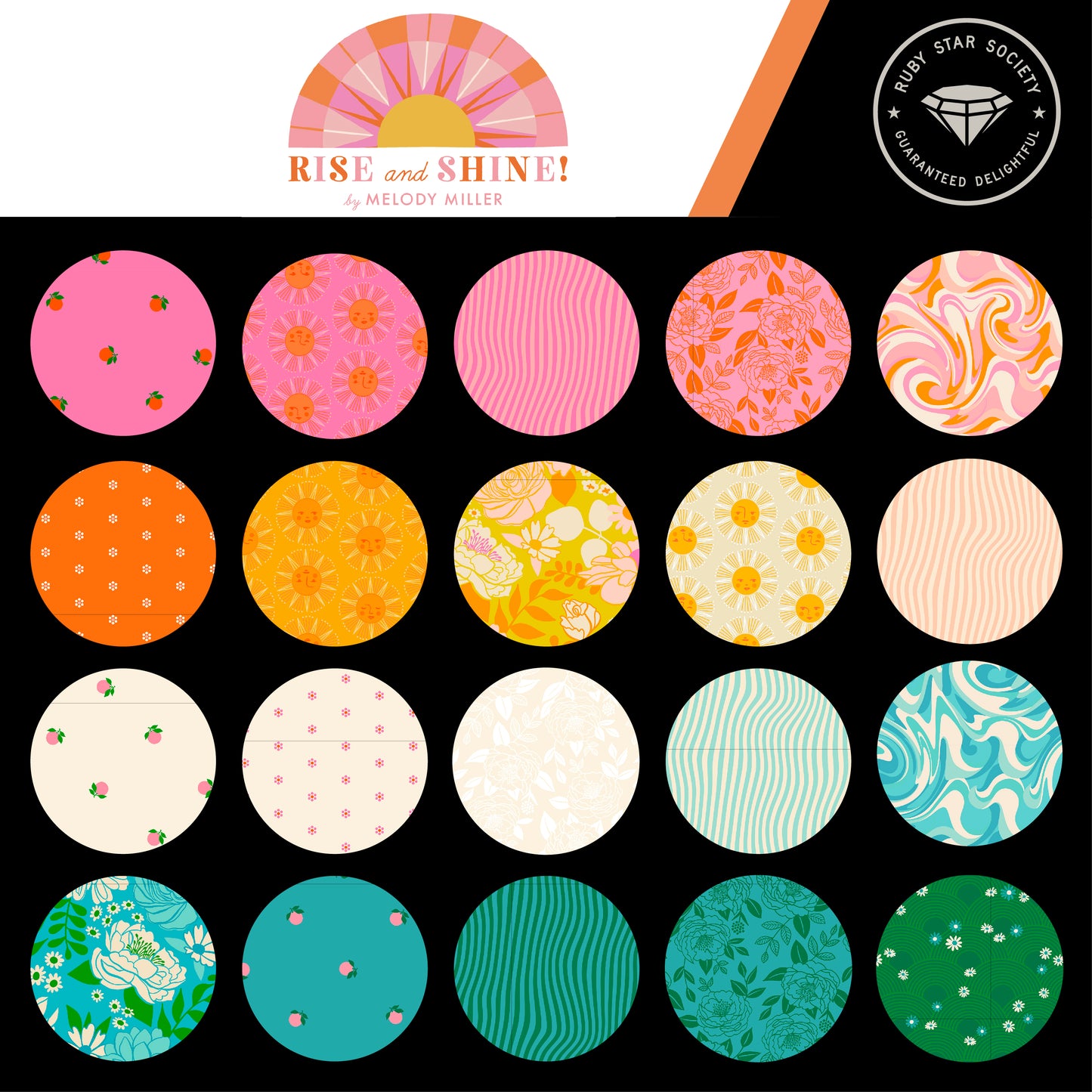 Rise and Shine - Layer Cake Stoffenpakket