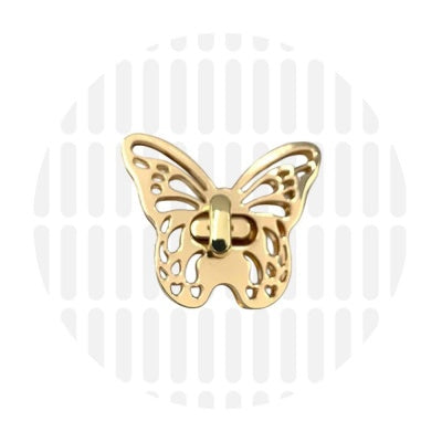 Draaislot Vlinder - Goud