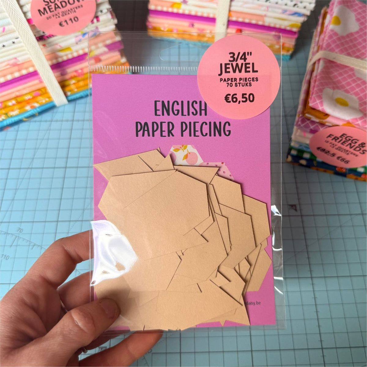EPP Paper Pieces - Jewel 0,75 inch - 70 stuks