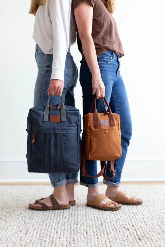 Noodlehead Patterns - Making Backpack (Regular & Mini Sizes)