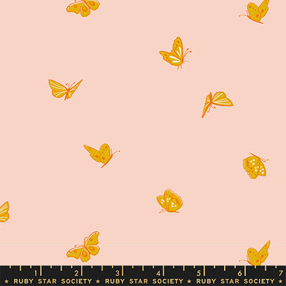 Flowerland - Butterflies Vintage Pink