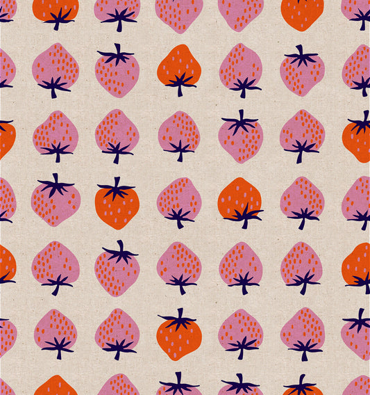 Strawberry - Canvas Natural