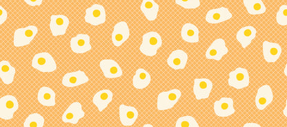 Egg and Friends - Fried Eggs Cantaloupe