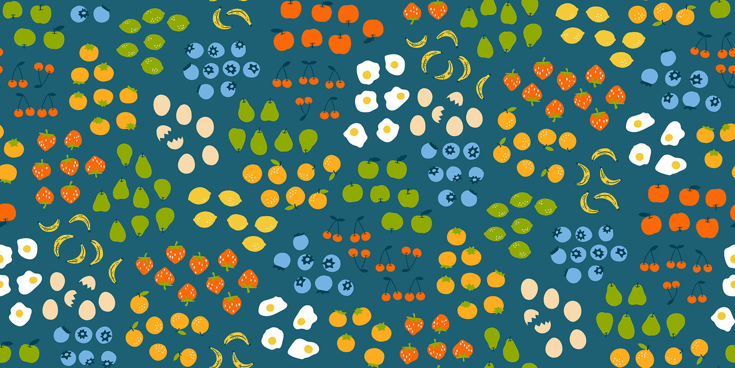 Egg and Friends - Fruit Teal