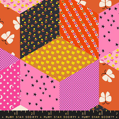 Ooh Lucky Lucky - Tumbling Blocks Lucky Pink
