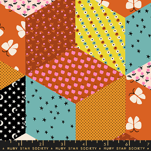 Ooh Lucky Lucky - Tumbling Blocks Caramel