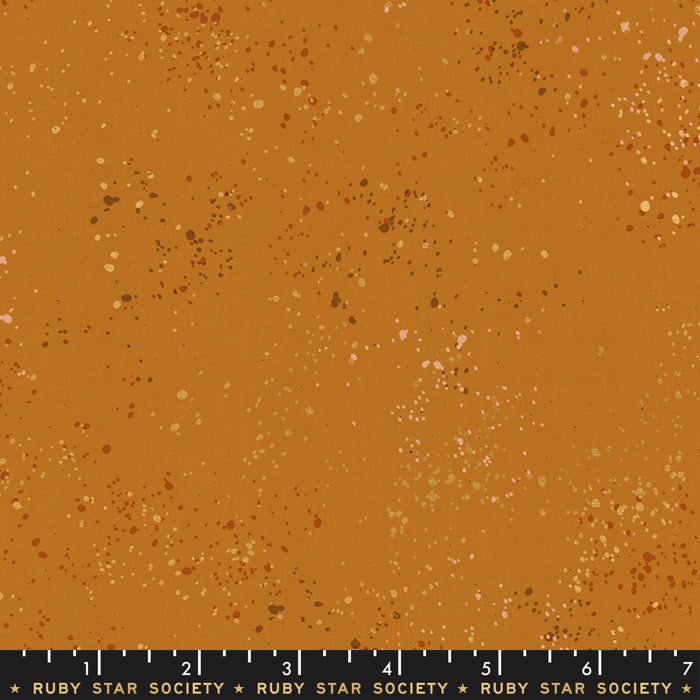 speckled earth gold metallic ruler