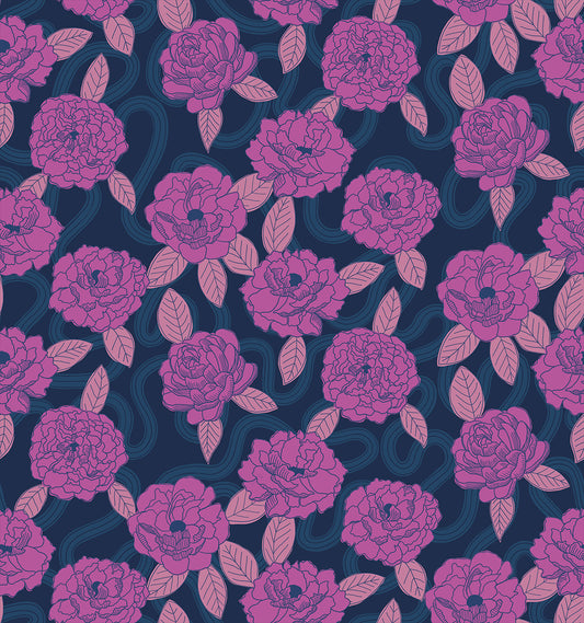 Verbena - Peonies Navy