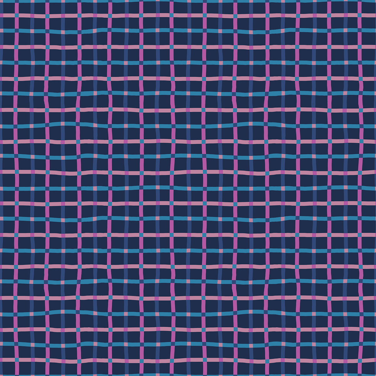 Verbena - Trellis Navy