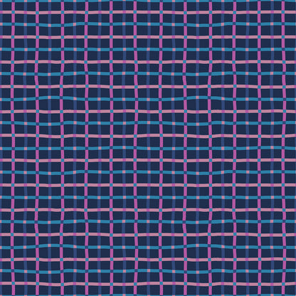 Verbena - Trellis Navy