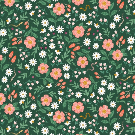 Rifle Paper Co - Wildflower Field Hunter Green