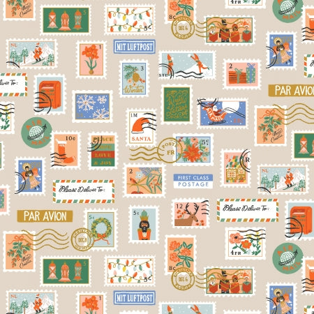 Holiday Classics - Holiday Stamps Cream